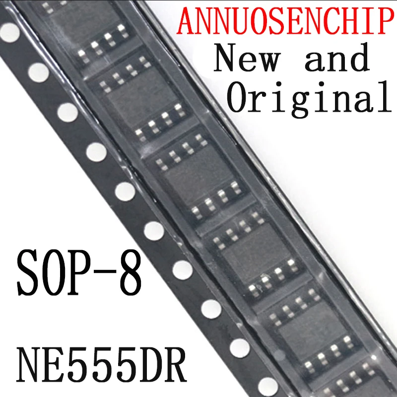 50 pz nuovo e originale SOP8 NE555 SOP NE555DT SOP-8 555DR SMD IC NE555DR