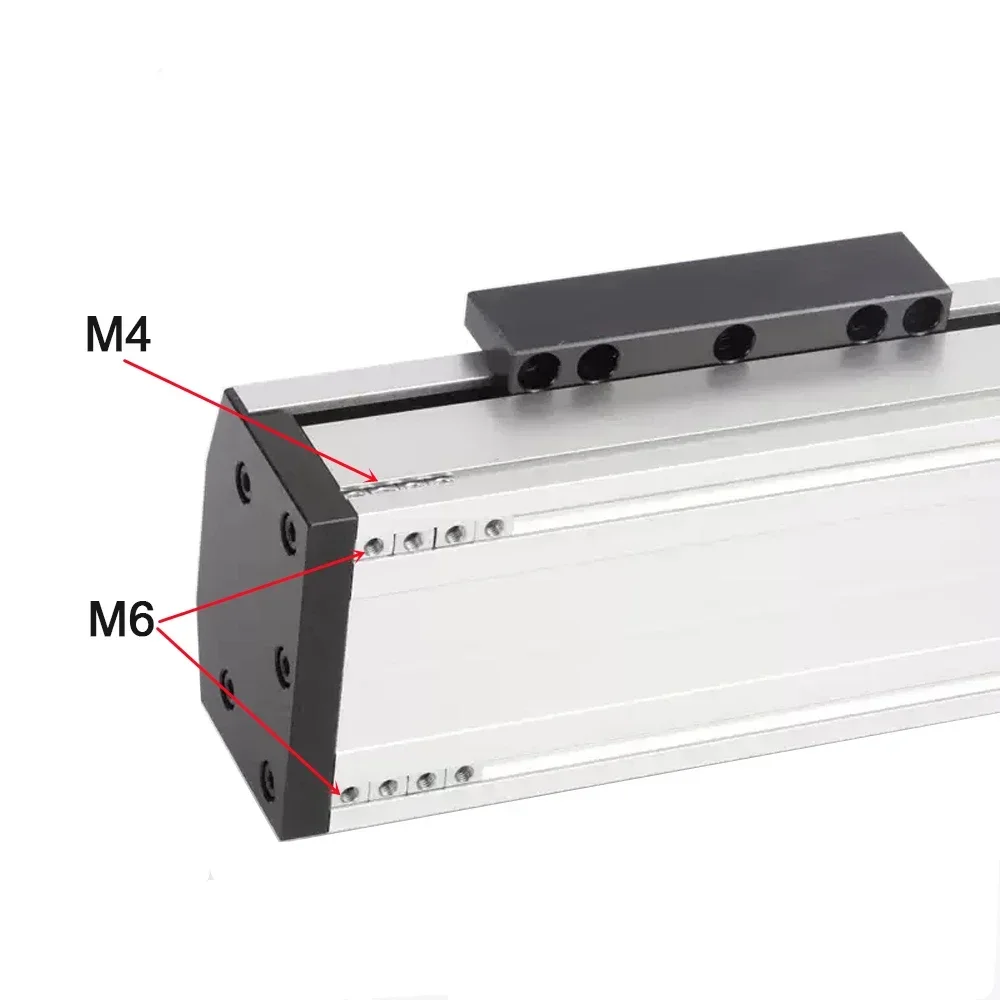 Fully Enclosed Linear Rail Guide Slide Stage Dust Cover 90mm Width 100-1500mm Stroke SFU1605 1610 For Nema 23 Stepper Motor