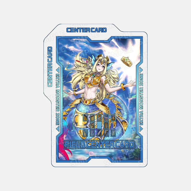 60PCS Original DIY Yugioh Mermail Abyssrhine, the Atlantean Spirit Card Sleeves Yu-Gi-Oh! OCG Trading Cards Shine Protector Case