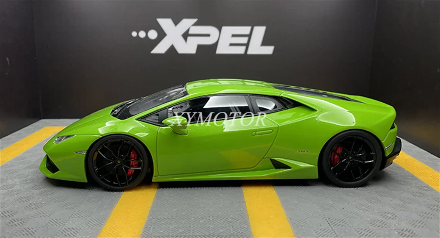 Kyosho 1:18 1:18 For Lamborghini LP610-4 Huracan Evo Diecast Model Car Green/Orange/White Toys Gigts Hobby Ornaments Collection