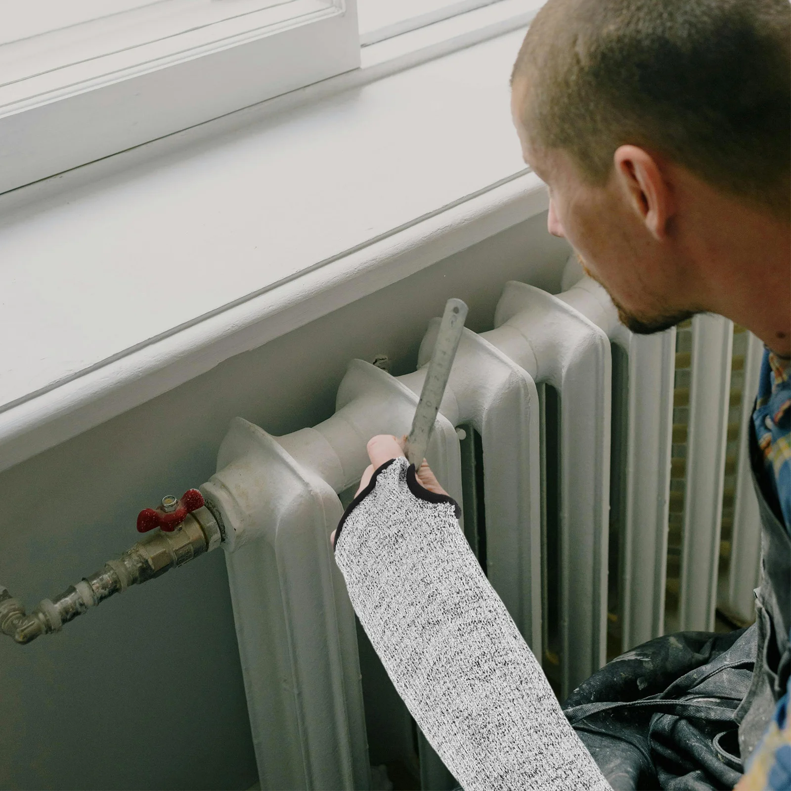 قطع الأكمام المقاومة المستوى 5 قطع حماية طويلة 40 سنتيمتر أكمام أذرع تبريد تنفس الساعد الحرس للبستنة الزراعة المطبخ