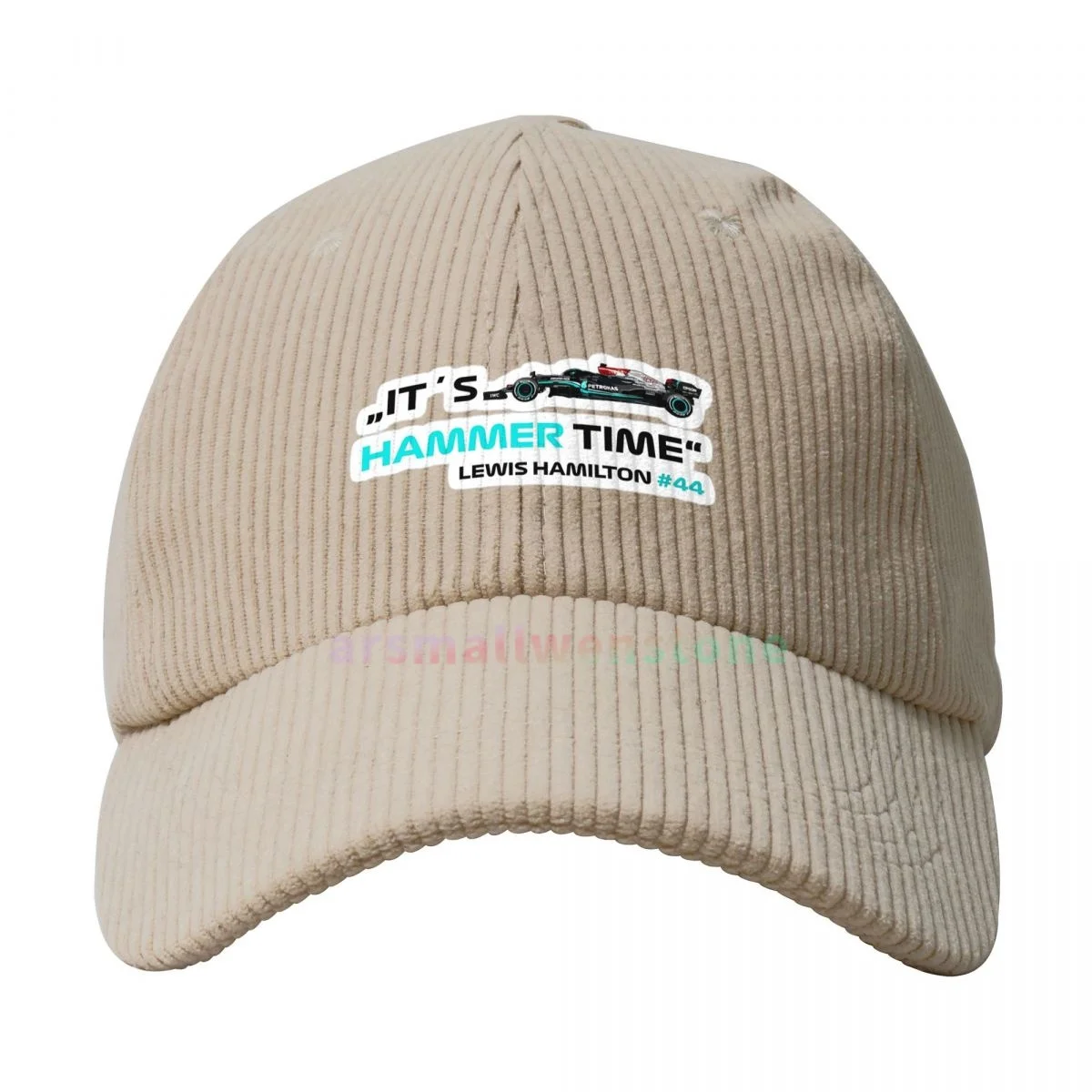 It's Hammer Time #44 Lewis Hamilton Corduroy Baseball Cap New Cotton Solid Color Sunhat Sport Snapback Caps Autumn Warm