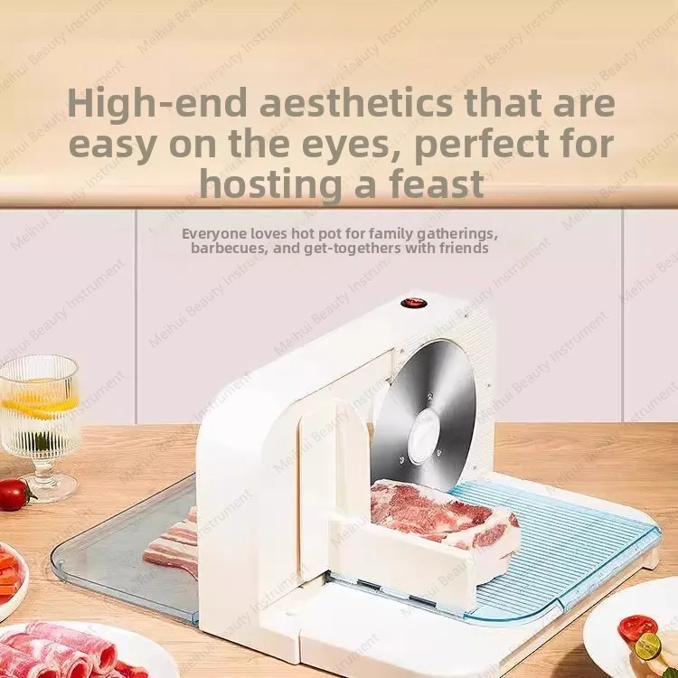 Electric Meat Slicer Semi-automatic Small Meat Planer Household Artifact Beef and Mutton Rolls