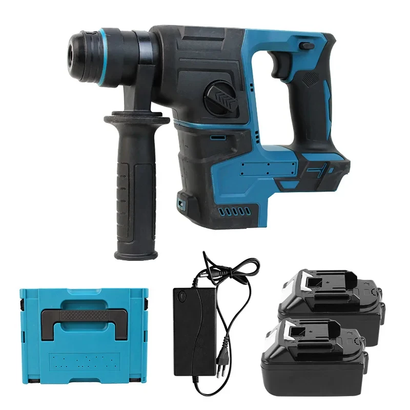 Impact Drill Brushless Hammer Multifunctional Rotary Electric Pick 26Mm 1680W For 18V Battery