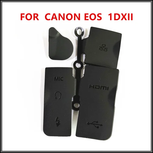 Imagen 2 del producto Nuevo para Canon EOS 1DX 1DX2 1DXII 1DX Mark ii cubierta USB micrófono HDMI tapa de goma funda piezas de cámara