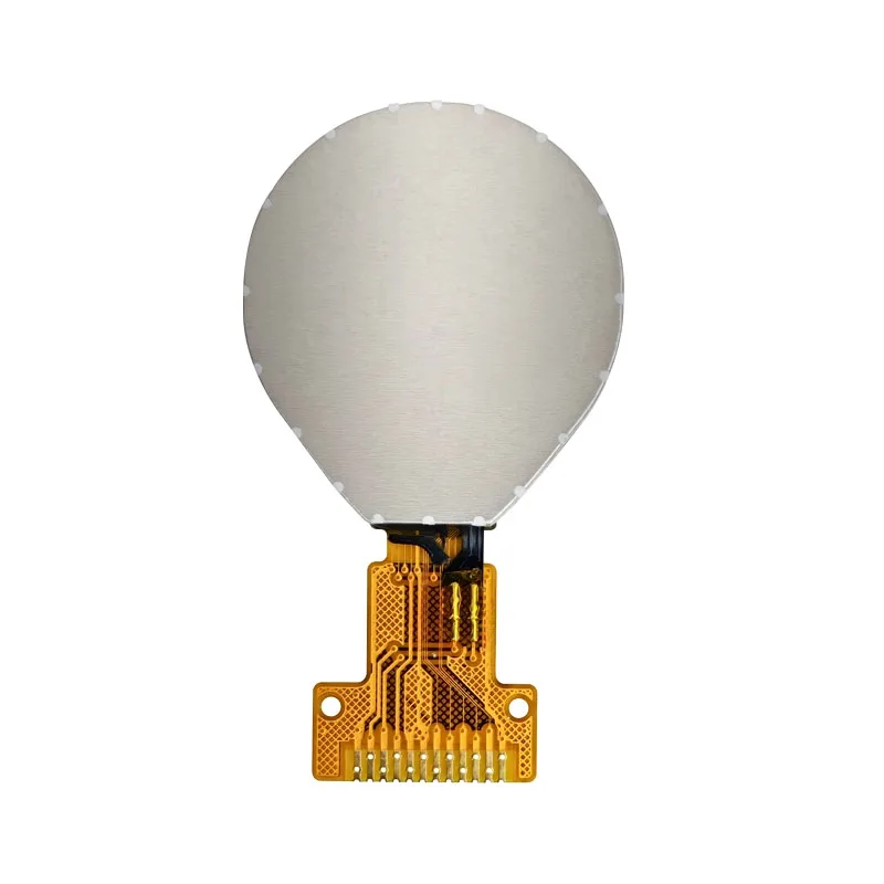 0.71-inch Round TFT LCD Display - GC9D01 Driver, 160x160 Resolution, SPI Interface, Full Color (Circular Screen)
