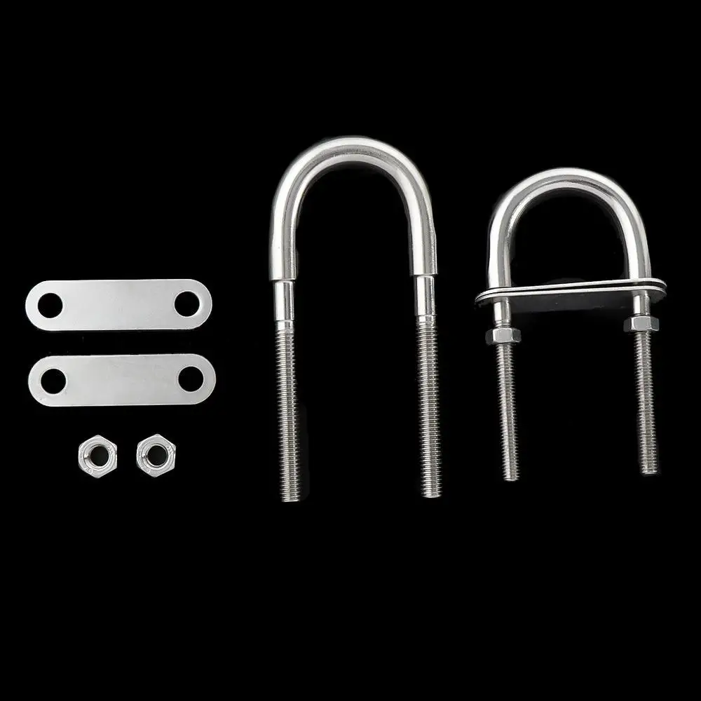 accessories Yacht Boat Hardware Boat Hardware U-bolt 304 Stainless Steel Screw with Nut Rope Rigging Bow Stern Eye Screw Pads