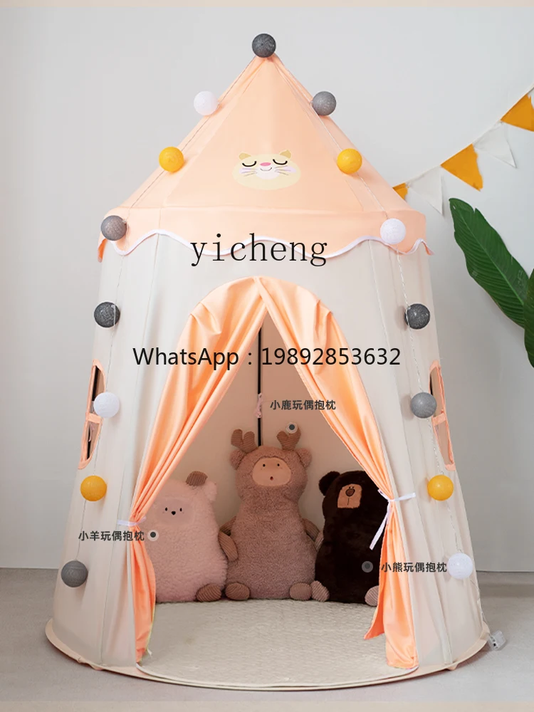 ZZ Kleines Baumknospen-Kinderzelt für den Innenbereich, für Zuhause, Jurtenhaus, Prinzessinnenspielzeug für Mädchen, kleines Haus