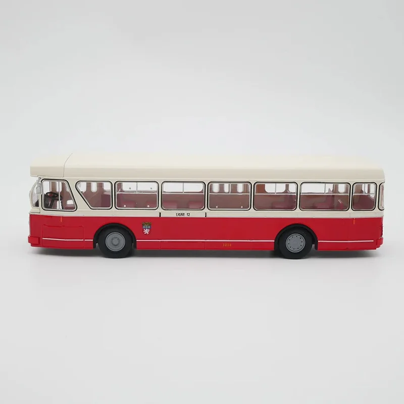 

Модель IXO Diecast 1:43: Автобус Berliet PCM-U 1965 года, литая под давлением, из сплава, классическая коллекционная модель, сувенир для взрослых, статическая демонстрационная модель
