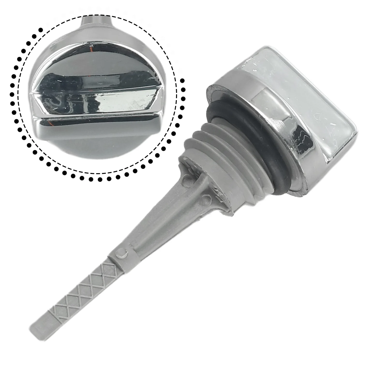 Easy to Install Short Oil Dipstick, Specifically Made for 50cc 70cc 90cc 110cc 125cc Bikes, ATVs, and Go Karts