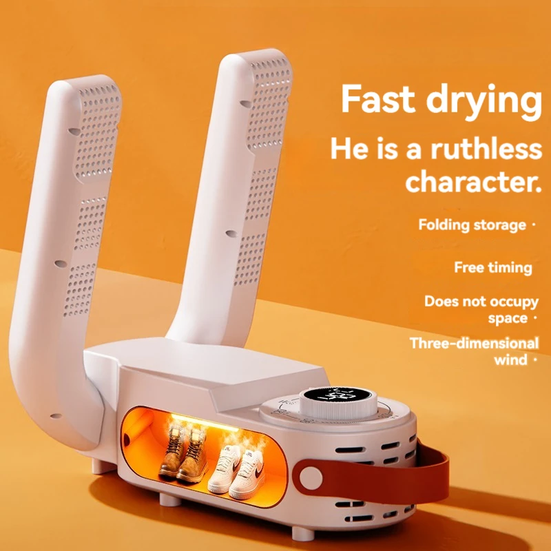 مجفف أحذية قابل للطي مزيل للروائح الكريهة ، ذكي ، أزرق ، تجفيف ، تجفيف ، ذكي ، جديد