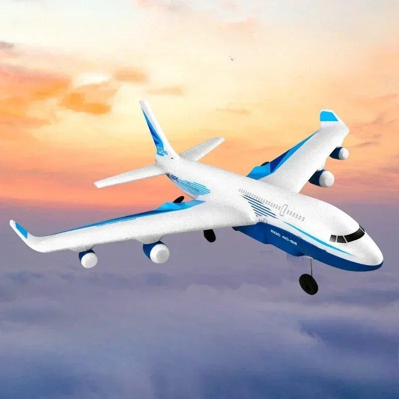 RC Aircraft G2 Aircraft Model Fixed Wing Foam Glider Long Battery Life with Lighting Drones Model Airplane Children's Boys' Toys