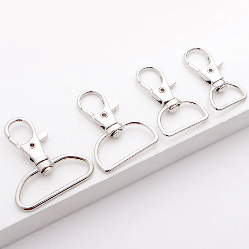 5Pcs 35MM Key Chain Clip Hooks Swivel Clasps Lanyard Snap Hook Lobster Claw Clasp Buckle For Keychain DIY Jewelry Crafts