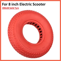 200x50 Solid Tyre for 8inch Electric Scooter Front and Rear Wheel Honeycomb Tyre Non-slip Rubber Accessories
