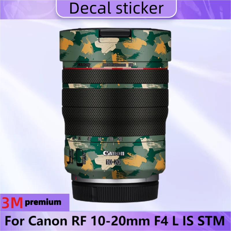 

For Canon RF 10-20mm F4 L IS STM Lens Sticker Protective Skin Decal Vinyl Wrap Film Anti-Scratch Protector Coat RF10-20 F/4L