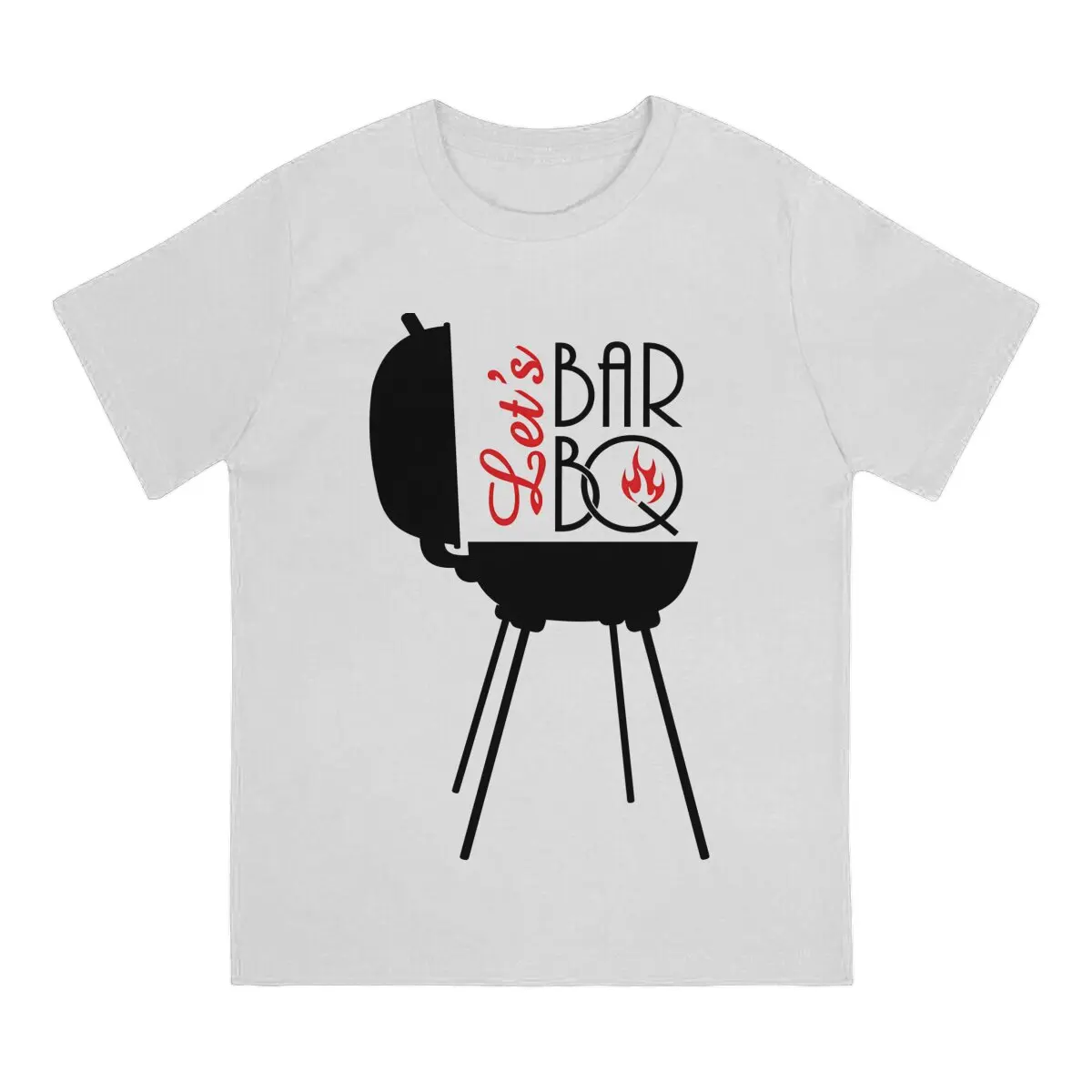 Bar O Neck TShirt Barbecue BBQ Pure Cotton Original T Shirt Men Tops New Design Big Sale