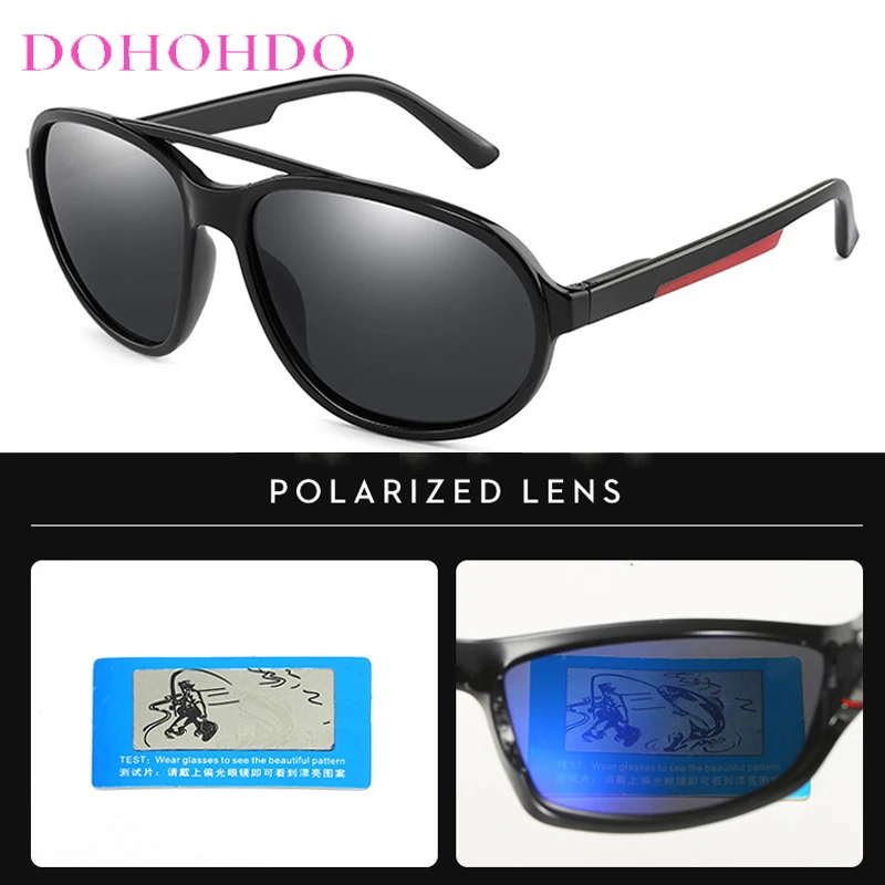 

Vintage Oval Frame Brand Polarized Night Vision Sunglasses Men Women UV400 Sports Sunglasses Driving Anti-Glare Cycling Goggles