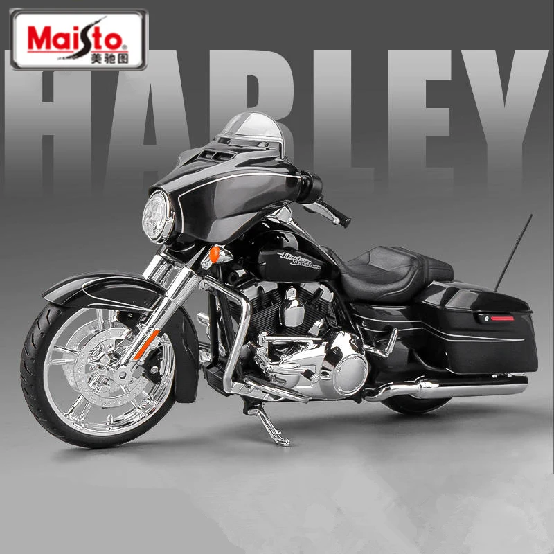 Maisto Harley-Davidson Street Glide,特殊合金オートバイモデル,クラシックコレクション,2015, 1:12