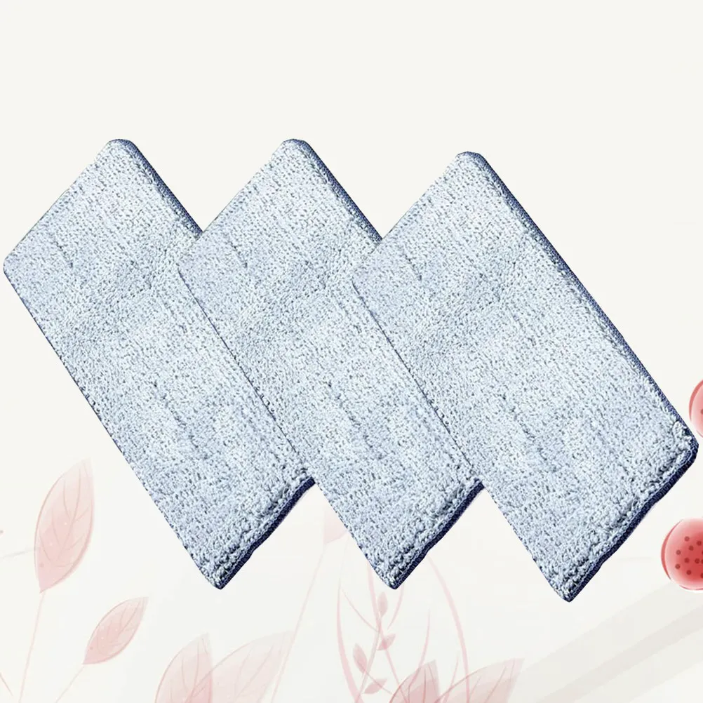 3Pcs Mop Cloth Cotton Material Non Wash Mop Cloth Cleaning Tool for Home Corner Room Window Ceiling Dust Hair Removal Domestic