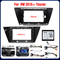 10.1inch Car Radio Stereo Android GPS Multimedia Radio Fascia Panel Dashboard Frame Kit For VW Touran/Touran L 2015+