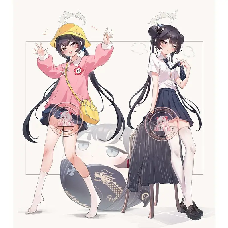 15CM Blue Archive Ryuge Kisaki Cute Acrylic Stand Anime Model Action Figure Ornament Accessories Models Desktop Ornaments Gift