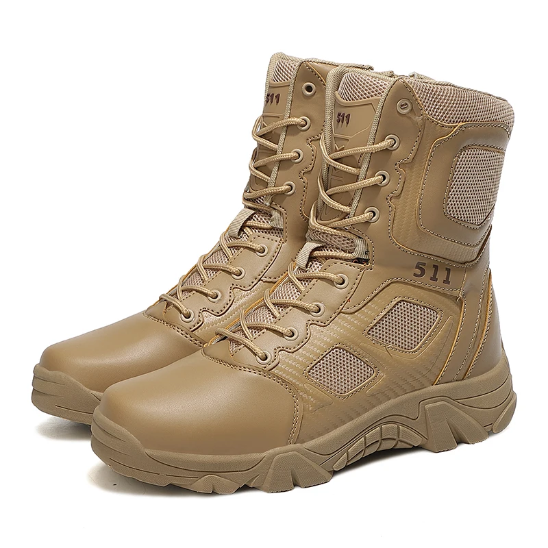 2024 new outdoor leisure hiking boots special forces military boots men\'s desert hiking work boots size 39-47