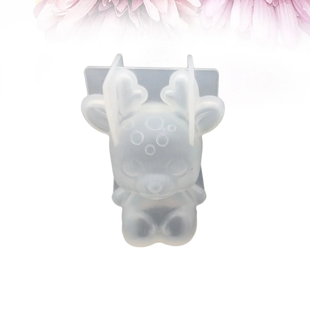 

1Pcs Deer Epoxy Mold Silicone Non-Stick Flexible Tear-Resistant Eco-Friendly DIY Resin Handmade Craft Ornament