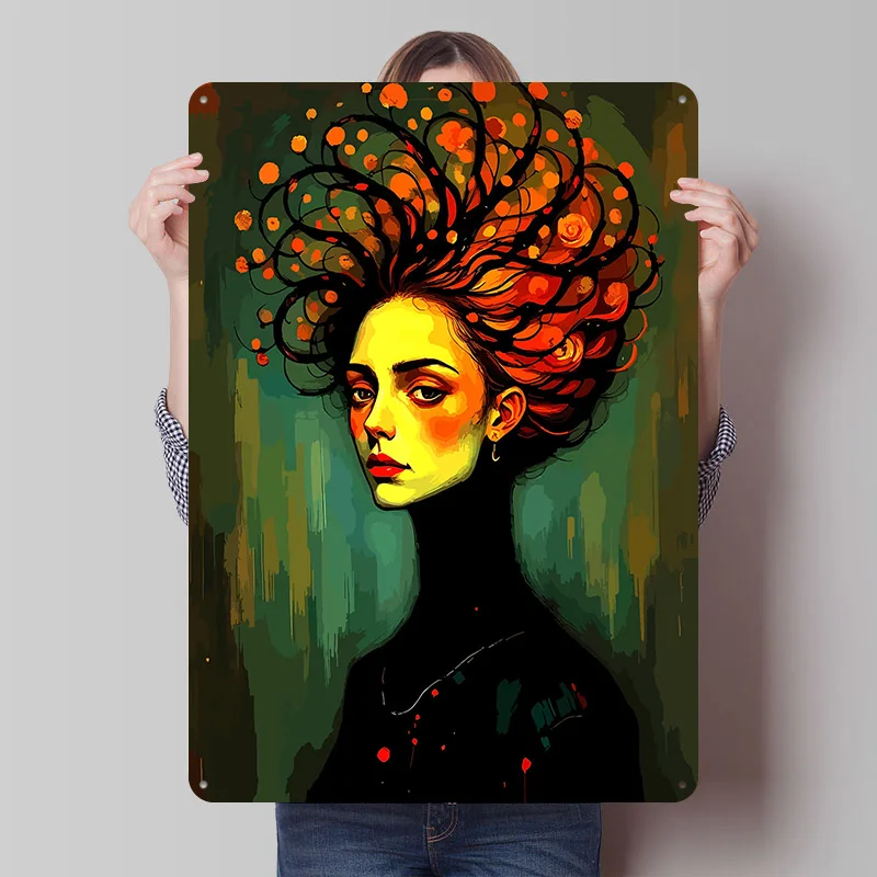 Flames of Silence Gedrucktes Poster, personalisierte Retro-Wandkunst, Vintage-Metallblechschilder für Zuhause, Schlafzimmer, Dekoration, Gaming Wand Deko