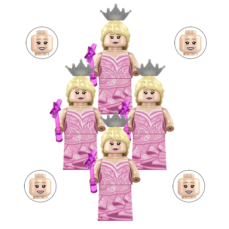 Neue Klassische Fantasy-Film Zauberer Elphaba Glinda Modelle Magische Mini-Figuren Kinderspielzeug Bausteine Geschenk für Jungen Mädchen DIY Juguetes – Detail 9