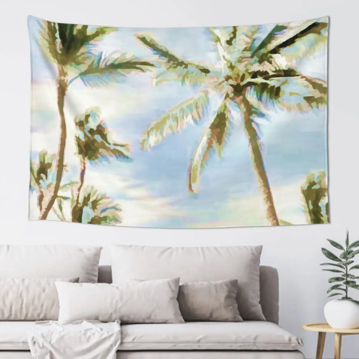 

Vintage Hawaiian Beach/Blue Tapestry Cute Decor Room Decorator Bedroom Decor Home Decorations Tapestry