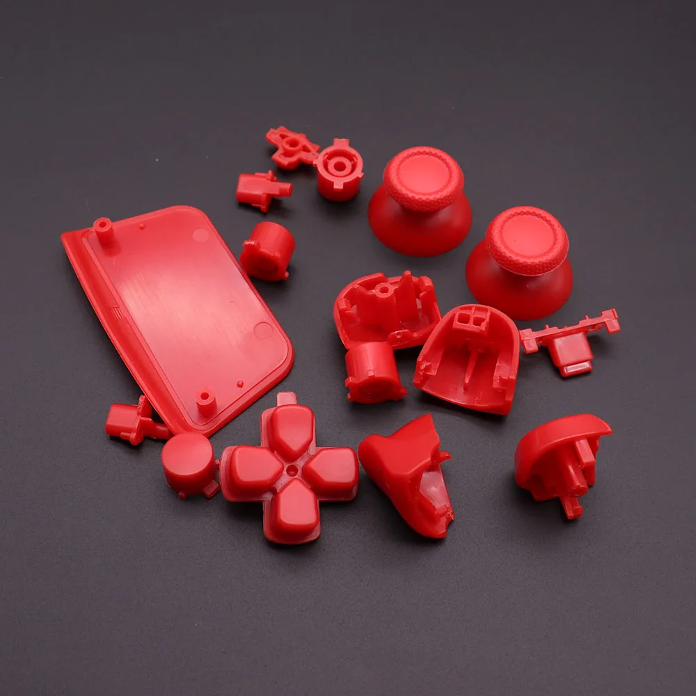 Silicone Rubber Conductive Button & Full Set Joysticks Dpad R1 L1 R2 L2 Direction Key ABXY Buttons For Sony PS5 Controller