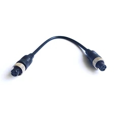 M12 4Pin Screw Type Aviation Connector Male to Male or Female to Female Extension Cable for Rear View Camera CCTV System