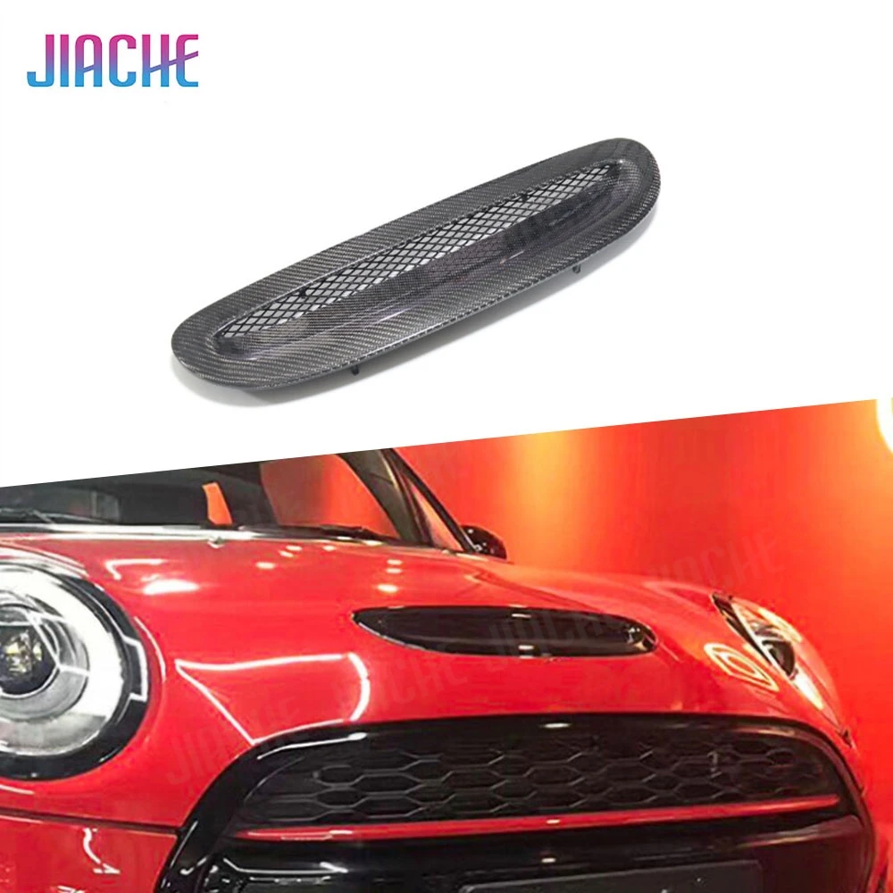 

Dry Carbon Fiber Front Engine Cover Intake Trim Decoration For BMW Mini F55 F56 F57 CooperS 2014-2022 FRP Bodykits Body Kit