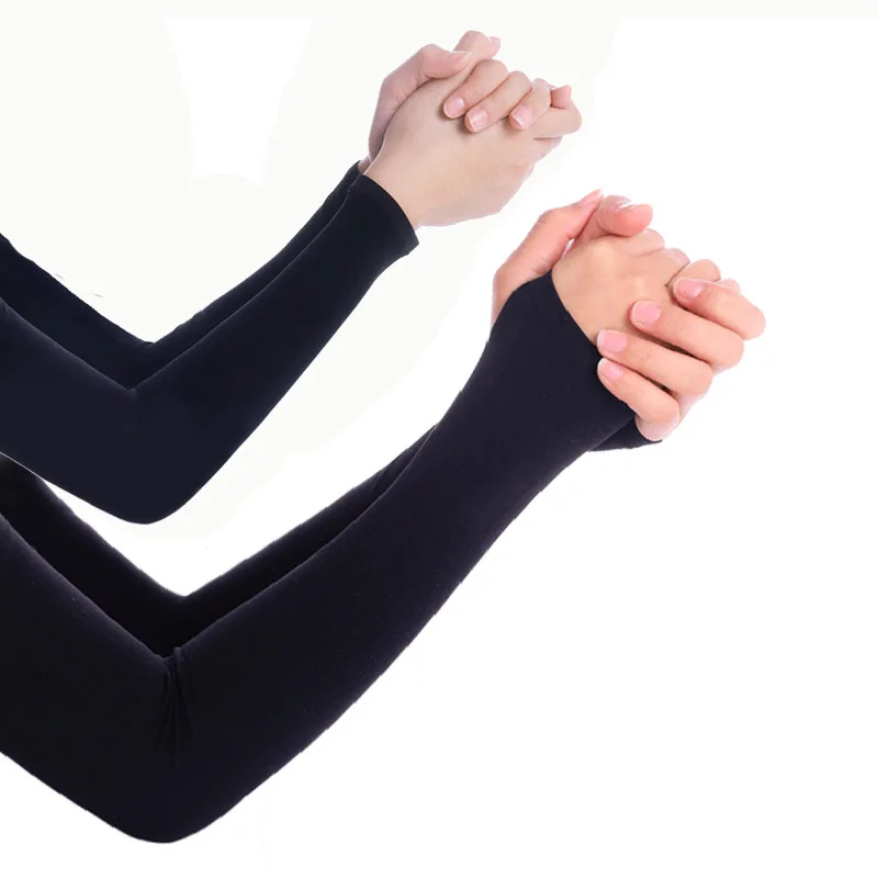 Unisex Ice Silk Cycling Sleeve Summer Uv Arm Sleeves Man Oddychający rękaw przeciwsłoneczny Outdoor Sun UV Protection Sportowe ocieplacze na ręce