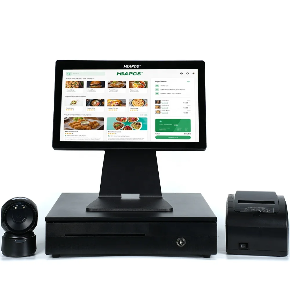 

ATV&UTVHBAPOS Q2T Electronic Point of Sale System, POS Hardware Cash Register for Retail