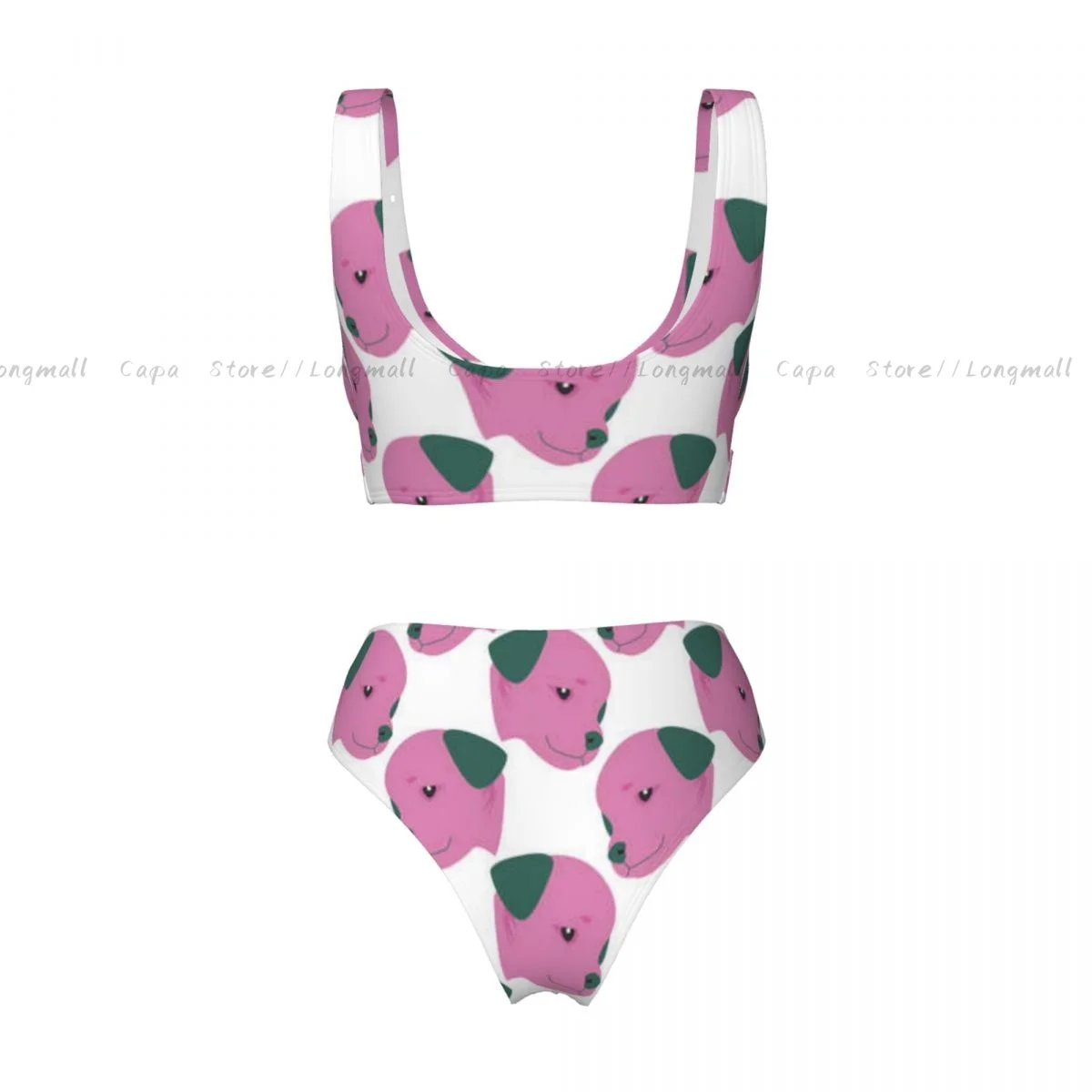 Sexy Bikini Women Swimwear Dog Head Female Swimsuit Swimming Bathing Swim Suit Summer Beachwear