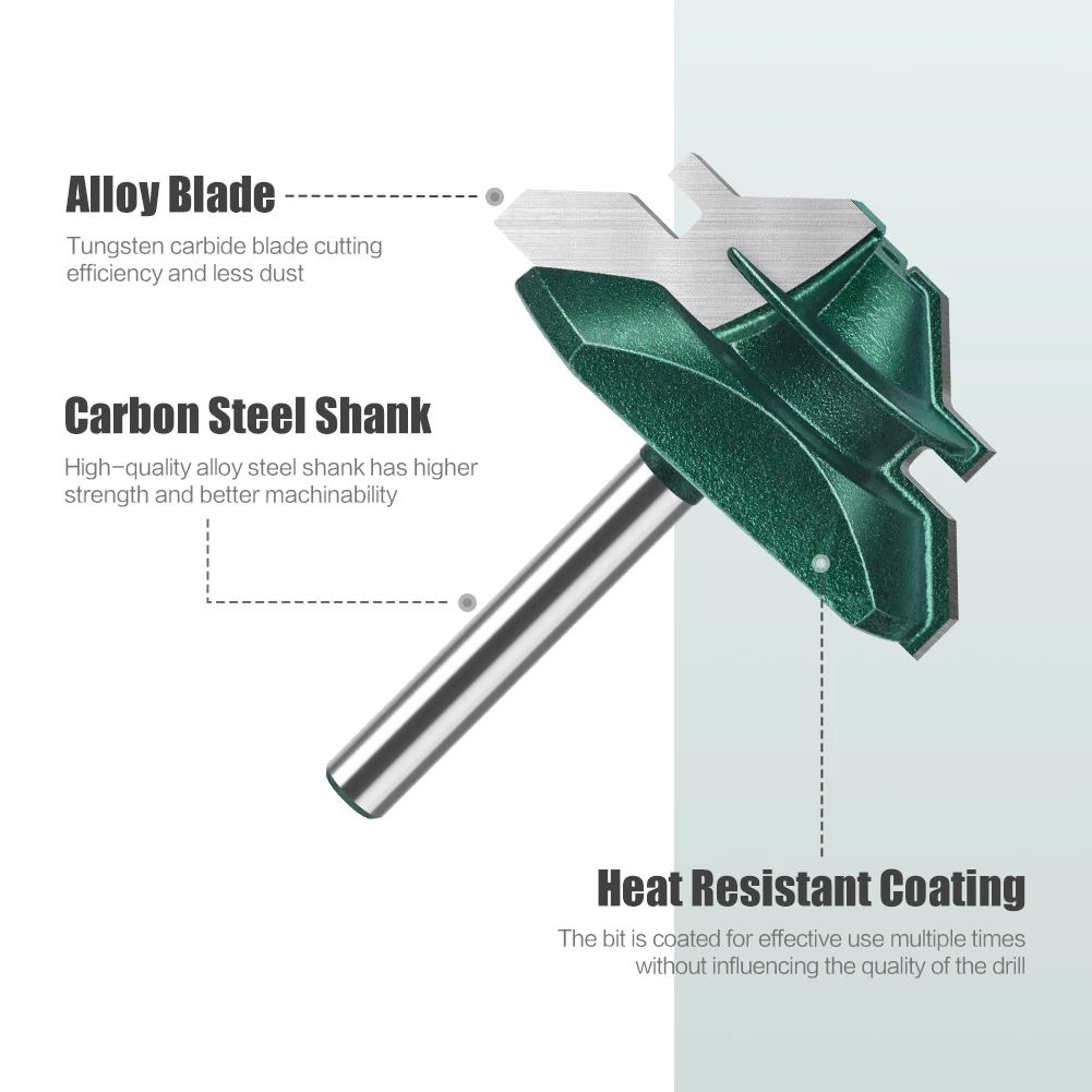 45 Degree Lock Miter Router Bit 1/4\