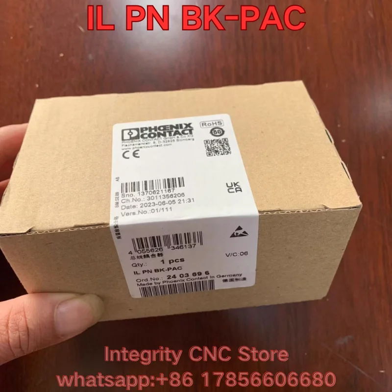 New IL PN BK-PAC bus coupler order number 2403696