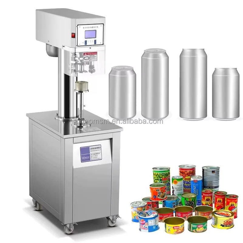 

Manual Can Sealer Machine Portable Cup Juice Bottling Seamer Heavy Tuna Fish Can Sealing Machine Packaging Closers