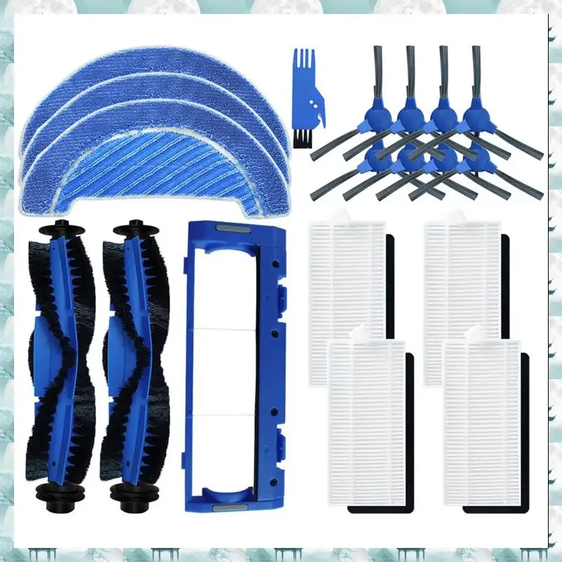 

For Conga 1090 1790 Titanium Ultra Vacuum Cleaner Main Side Brush Filter Mop Brush Cover Parts Accessory Kit