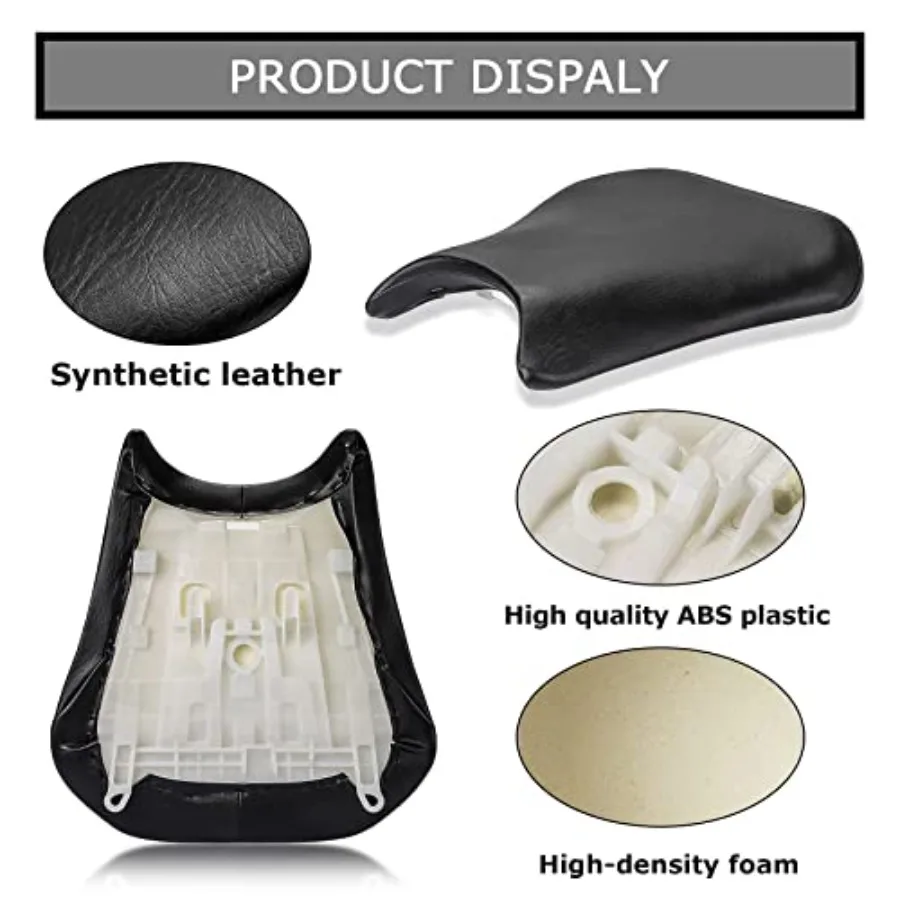 Front Rider Driver Seat Pillion Cushion for CBR600RR 20052006 Black