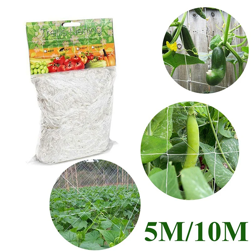 

Horticulture Plant Crawl Net 1.67x5m/10m 3.3x10m Polyester Mesh Loofah Morning Glory Cucumber Vine Grow Holder Farm Network