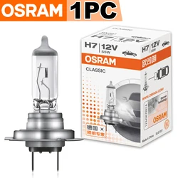 OSRAM H7 H1 H8 H4 Original Car Headlight Halogen Lamps 12V 55W Standard 3200K Yellow Fog Light Interior Light Auto Lamps 64210