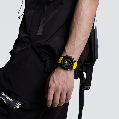 Imagen 2 del producto Marca NAVIFORCE, reloj Original a la moda para hombre, relojes de pulsera con personalidad resistentes al agua, reloj electrónico con correa de silicona de lujo 2024