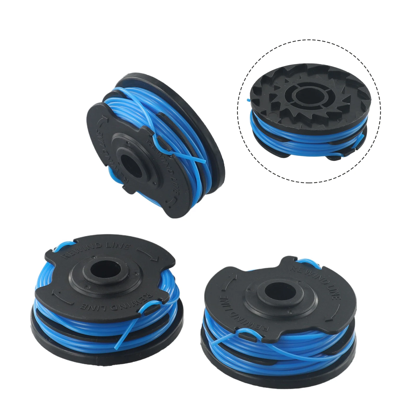 Garden Tool Grass Trimmer Line Spool Line Spool Lawn Mower Cutting Line 3pcs Accessories Brushcutter Line For WOLF