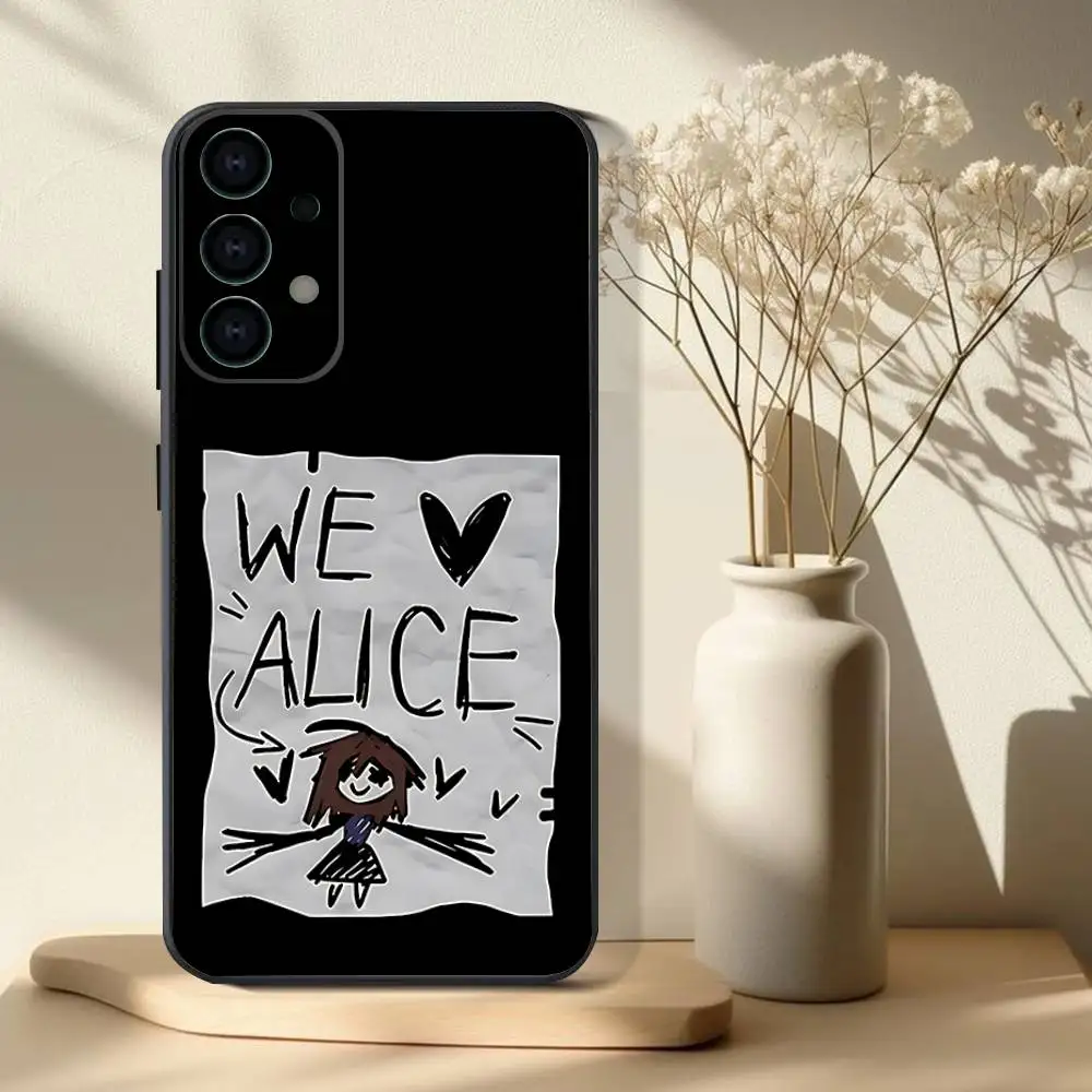 Custodia per telefono Miss Bloomie FPE per Samsung S25,S24,S21,S22,S23,S30,Ultra,S20,Plus,Fe,Lite,Note,10.9,5G Cover nera