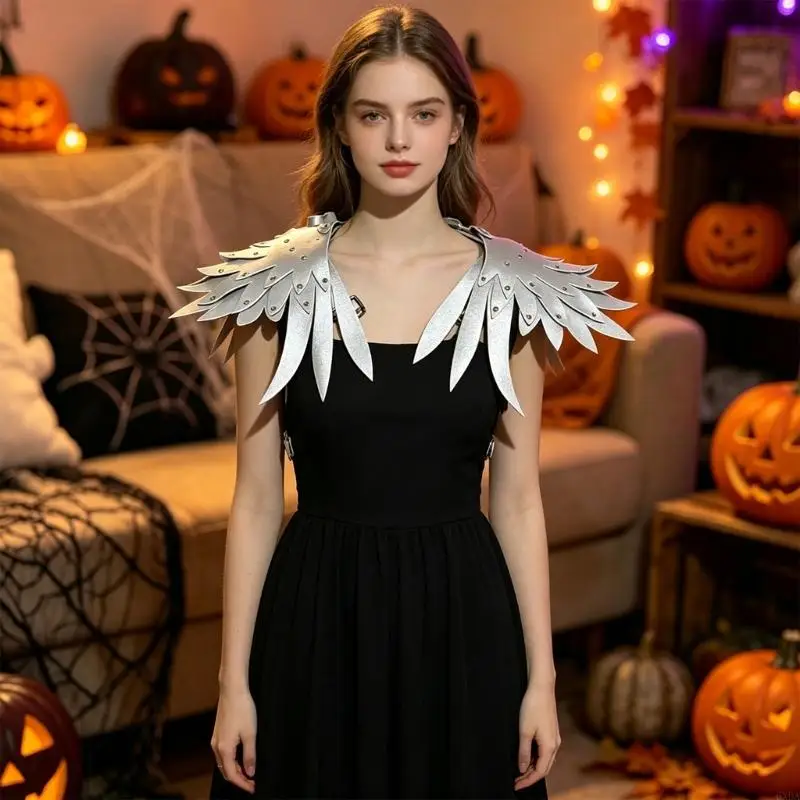 Dramatic Shoulder Guard Accessory for Character Costume Looks 6XDA