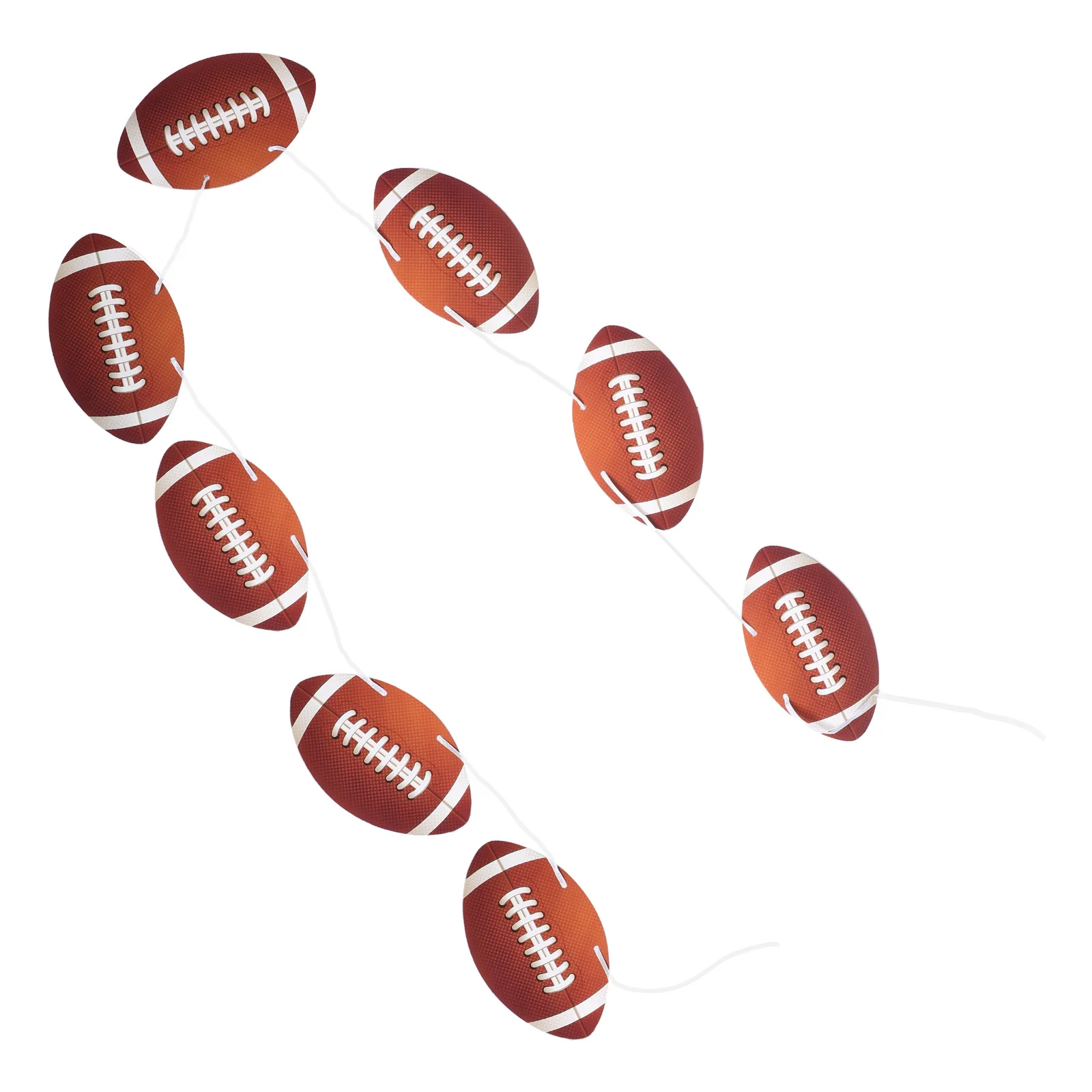 

8Pcs Football Banner Rugby Theme Party Decors Birthday Decoration Hanging Garland Football Hang Banner Bunting Banners