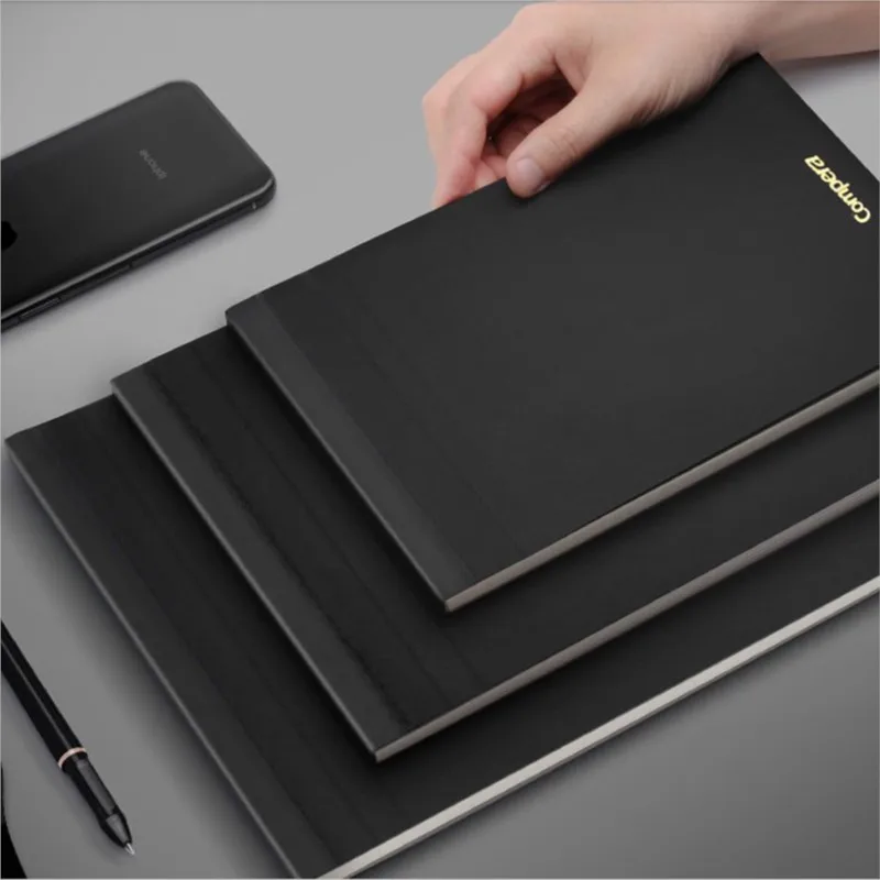 One Piece New Diary Notebook A5 B5 A4 Grid Book Draft  80 sheets Office Supplies