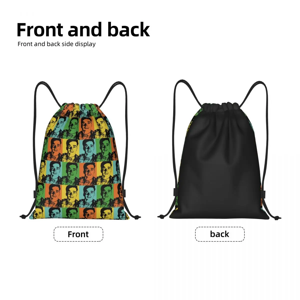 Charles Leclerc Pattern Drawstring Bags Men Women Foldable Sports Gym Sackpack Training Storage Backpacks